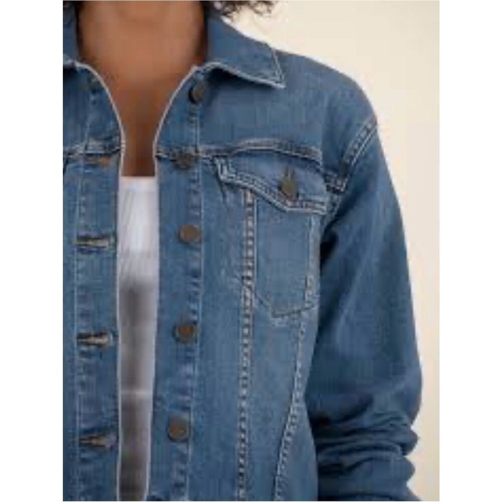 0015 Old Navy Medium Blue Women's Denim Jacket